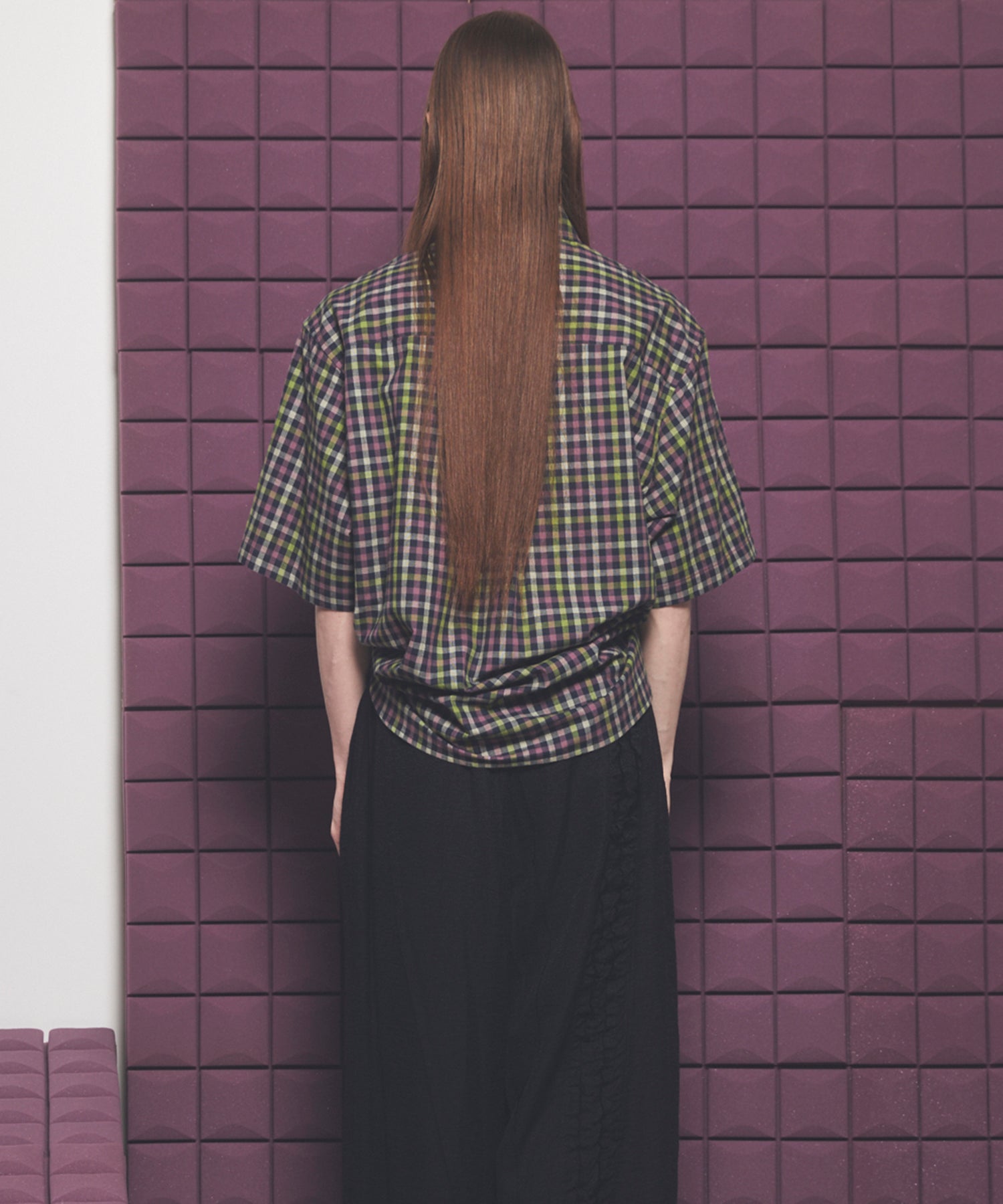 [Italian Dead Stock Fabric] Prime-Over Regular Collar Short Sleeve Shirt