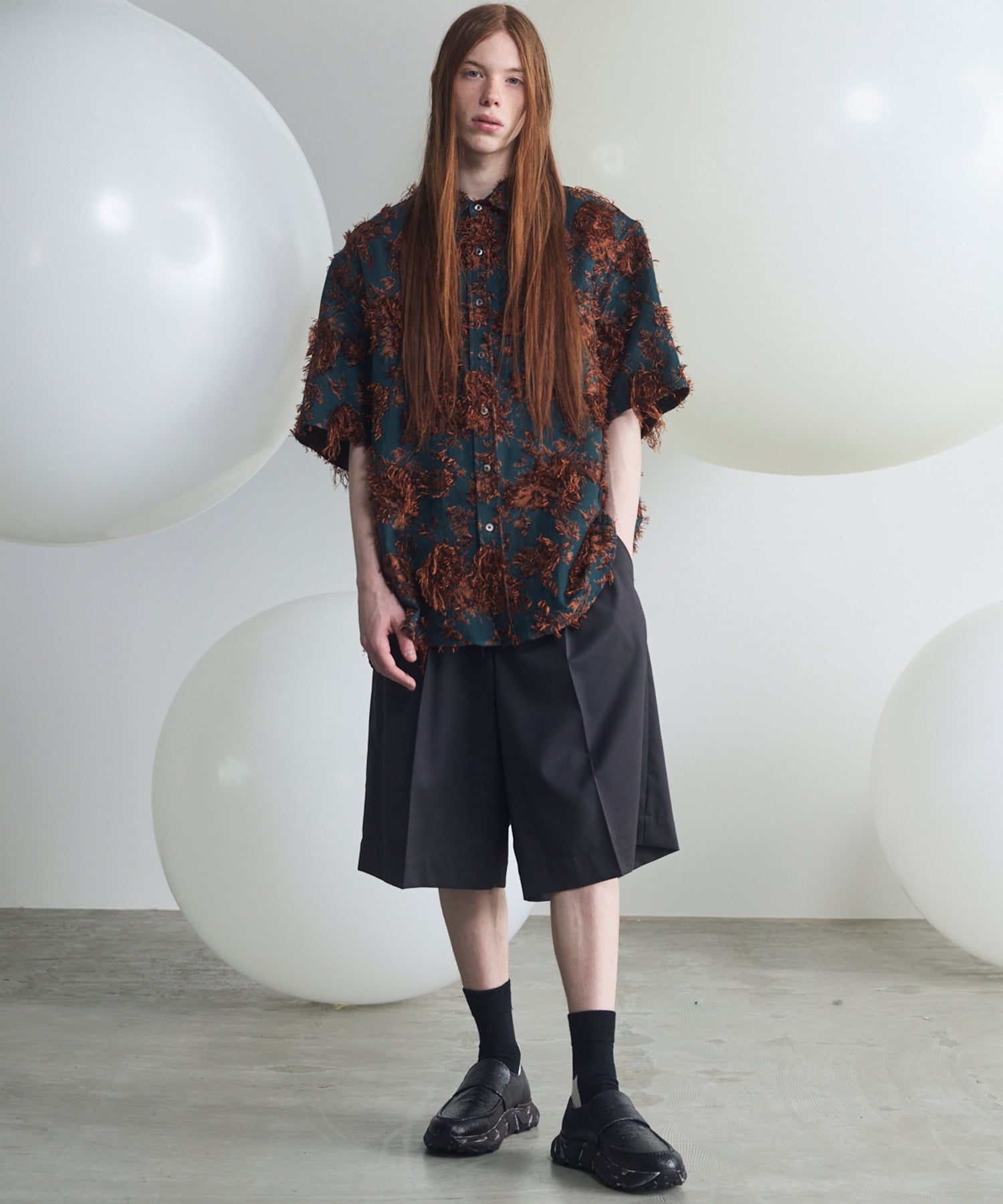 【26SS PRE-ORDER】Linen Mix Slab Side Big Pocket Prime-Wide Pants