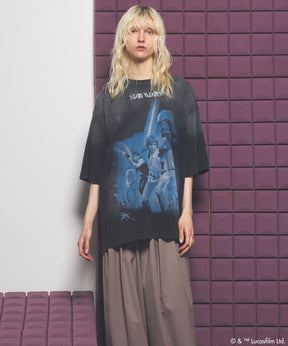 【PRE-ORDER】【MOVIE SERIES】「STAR WARS」Graphic Print Prime-Over Crew Neck T-Shirt
