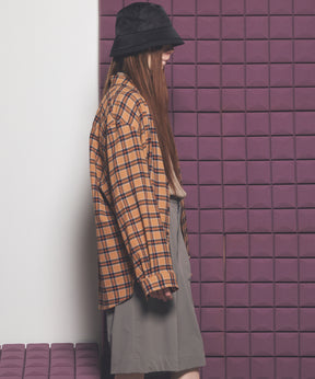 [Italian Dead Stock Fabric] Prime-Over Regular Collar Long Sleeve Shirt