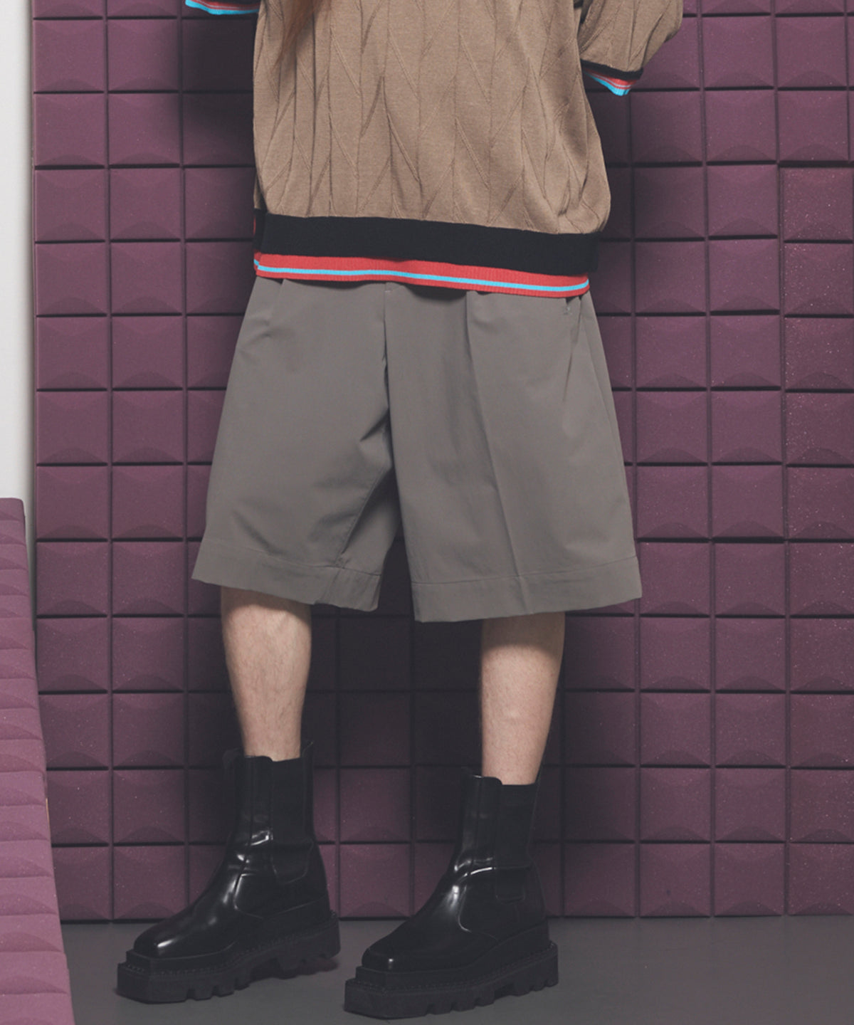 【26SS PRE-ORDER】【PERTEX】Prime-Wide One-tuck Shorts
