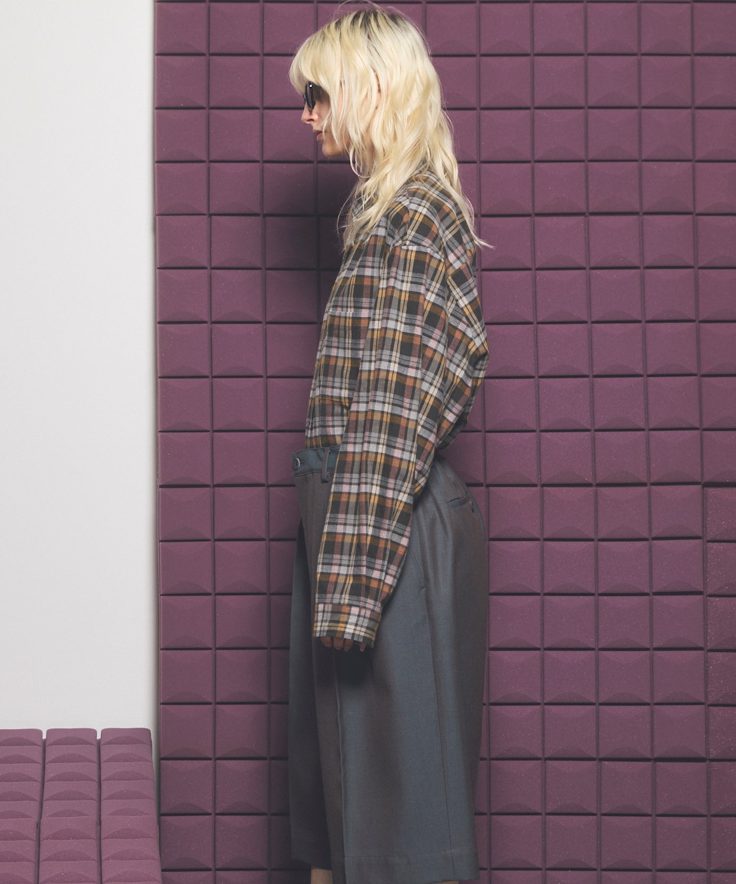 [Italian Dead Stock Fabric] Prime-Over Regular Collar Long Sleeve Shirt