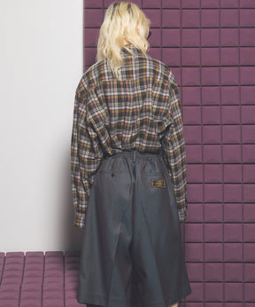 [Italian Dead Stock Fabric] Prime-Over Regular Collar Long Sleeve Shirt