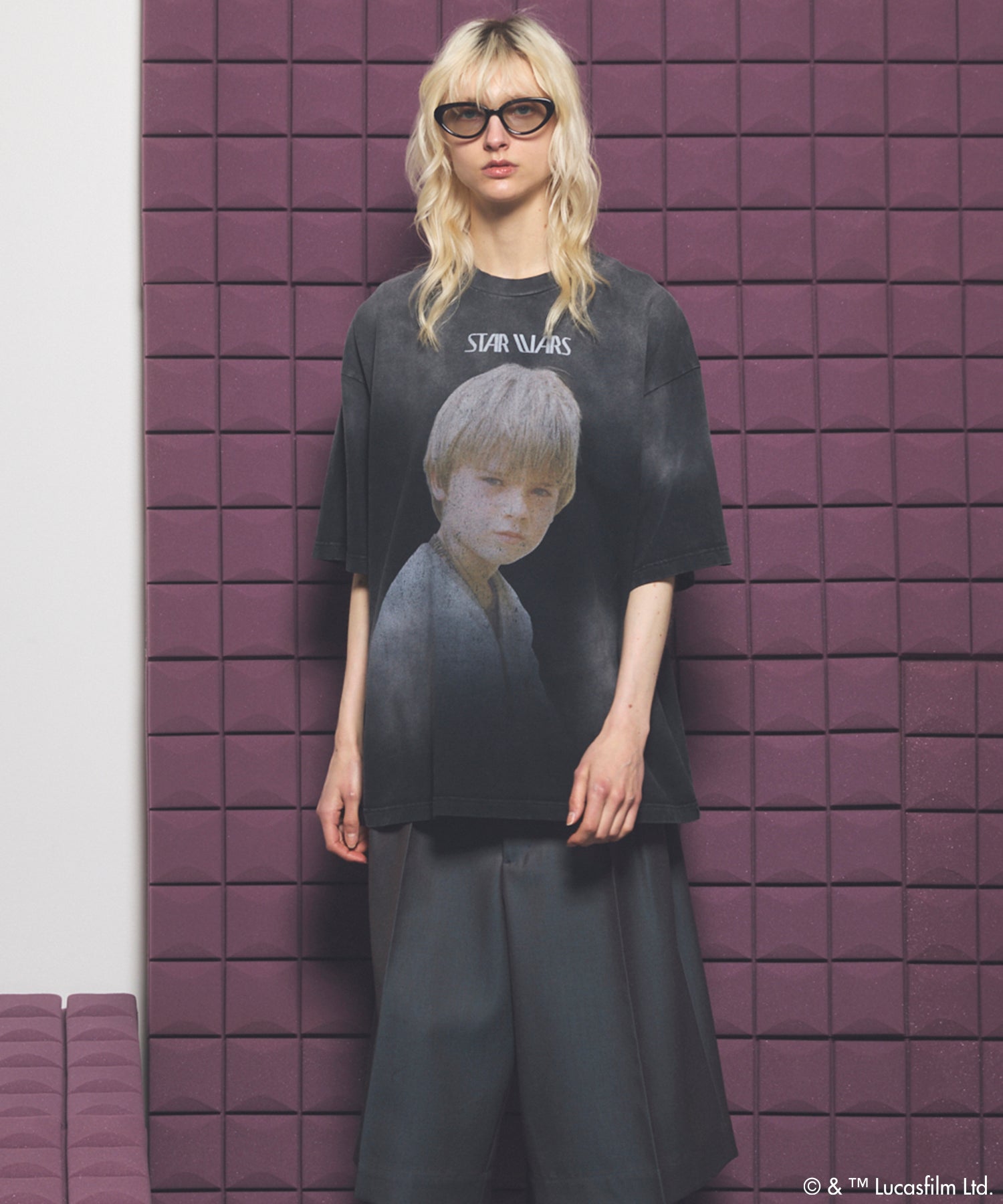 【PRE-ORDER】【MOVIE SERIES】「STAR WARS」Graphic Print Prime-Over Crew Neck T-Shirt