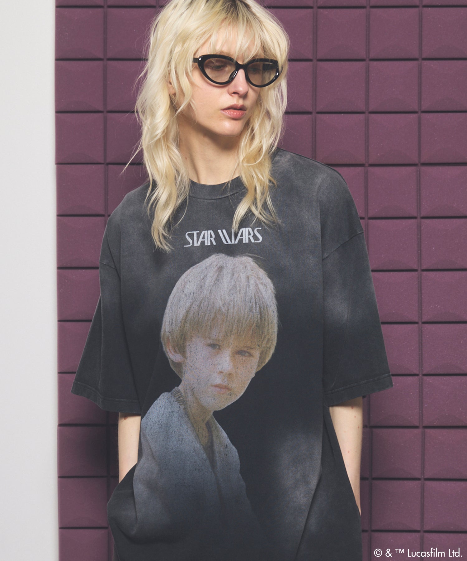 【PRE-ORDER】【MOVIE SERIES】「STAR WARS」Graphic Print Prime-Over Crew Neck T-Shirt