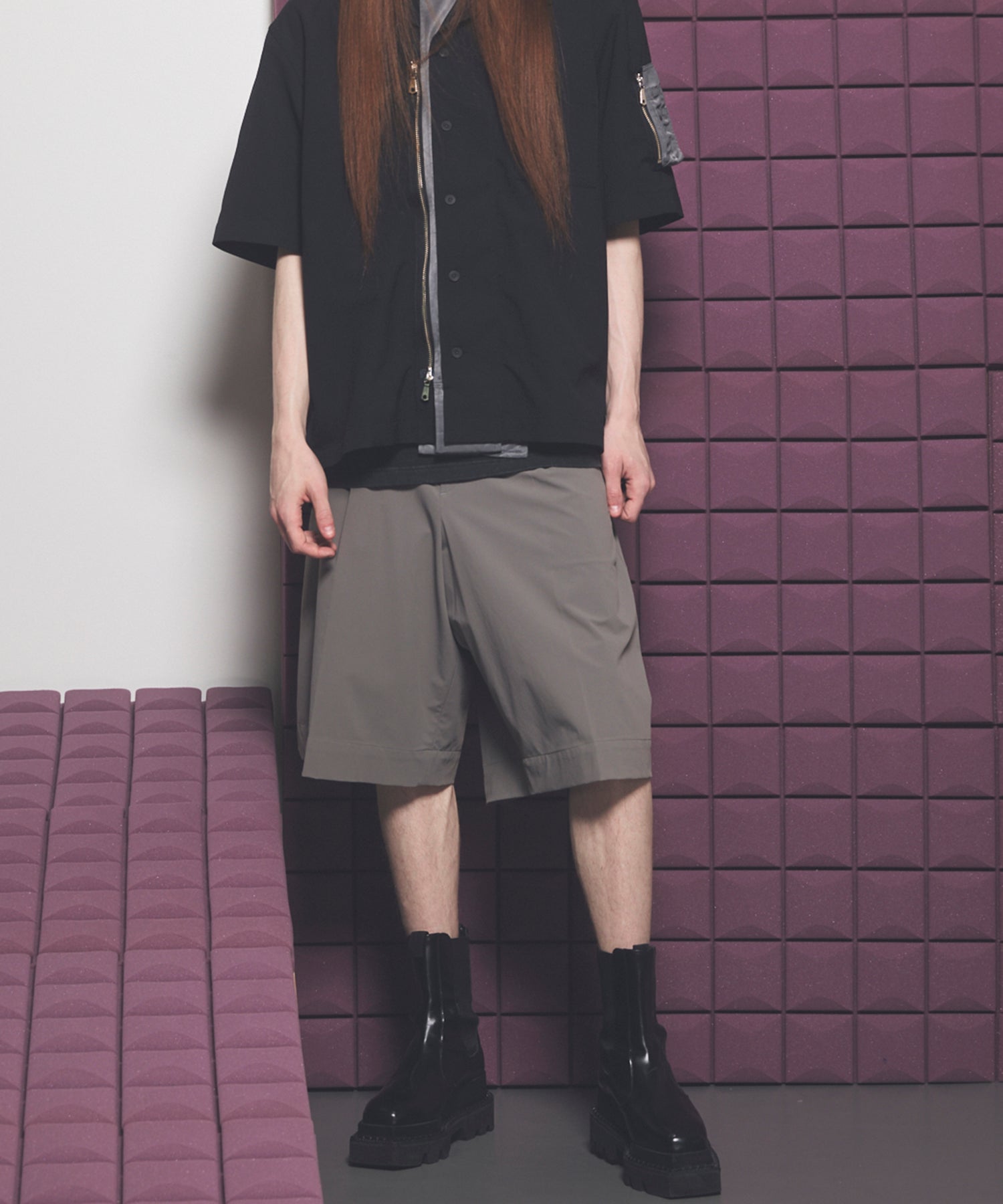 [26SS 预购] 亚麻混合厚边大口袋 Prime 宽裤