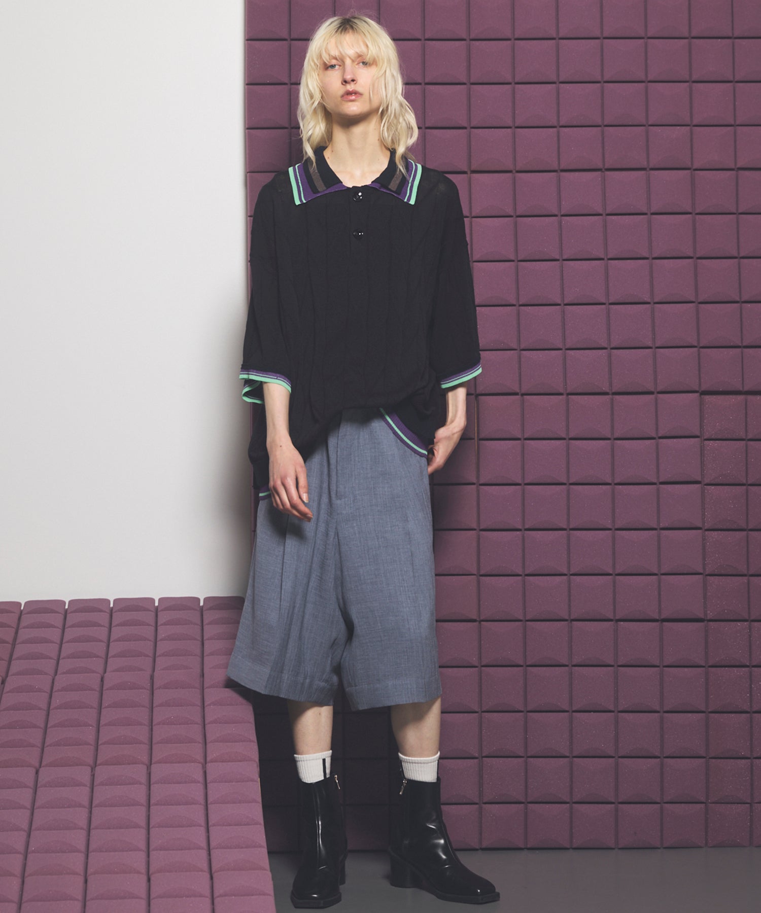 【26SS PRE-ORDER】Triacetate Prime-Wide Shorts