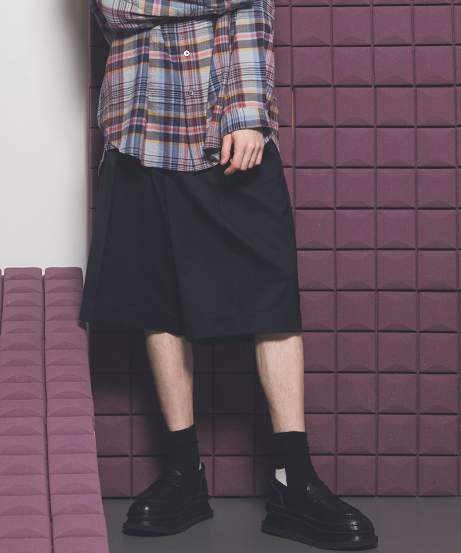 【26SS PRE-ORDER】Linen Mix Slab Side Big Pocket Prime-Wide Pants