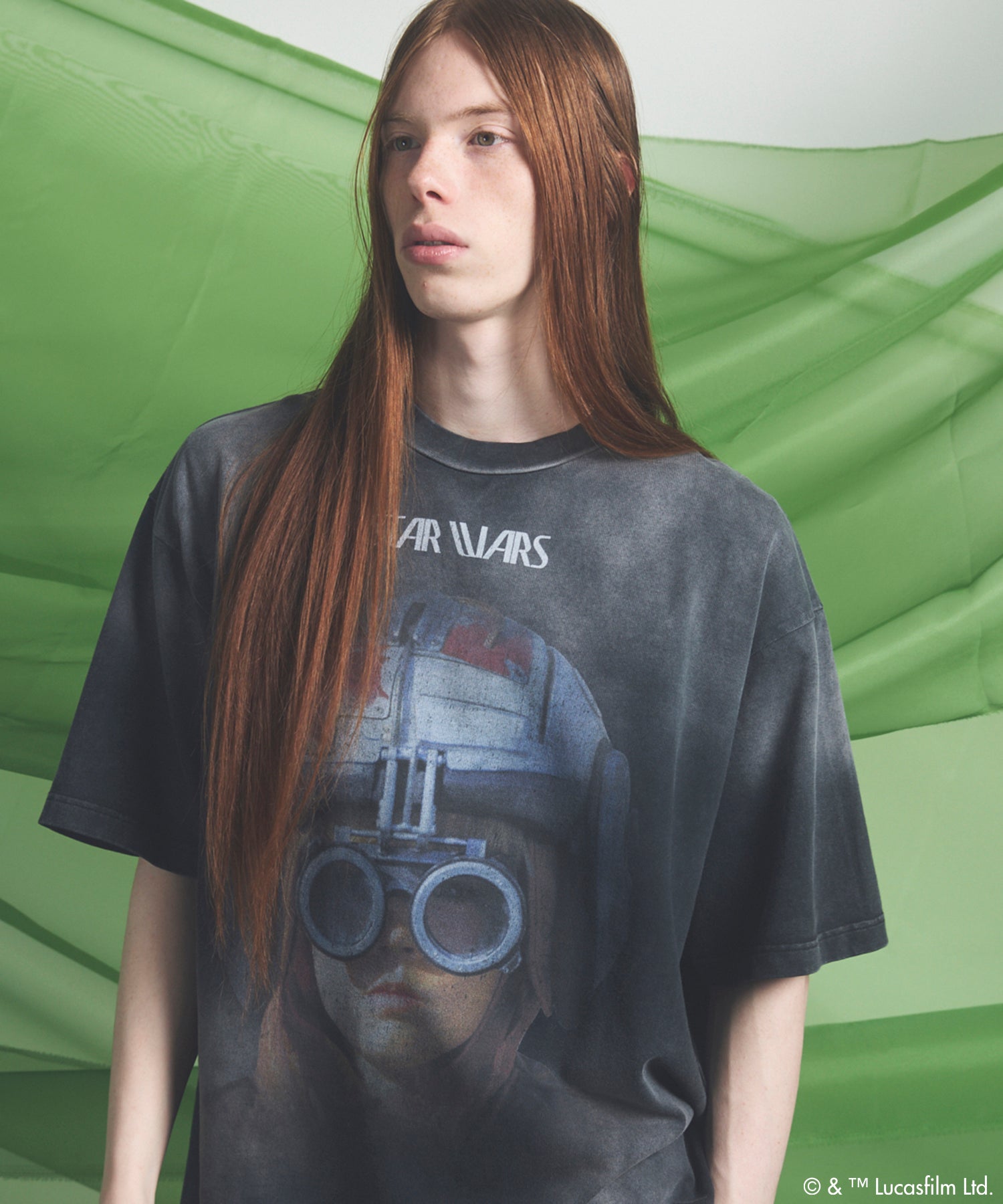【PRE-ORDER】【MOVIE SERIES】「STAR WARS」Graphic Print Prime-Over Crew Neck T-Shirt