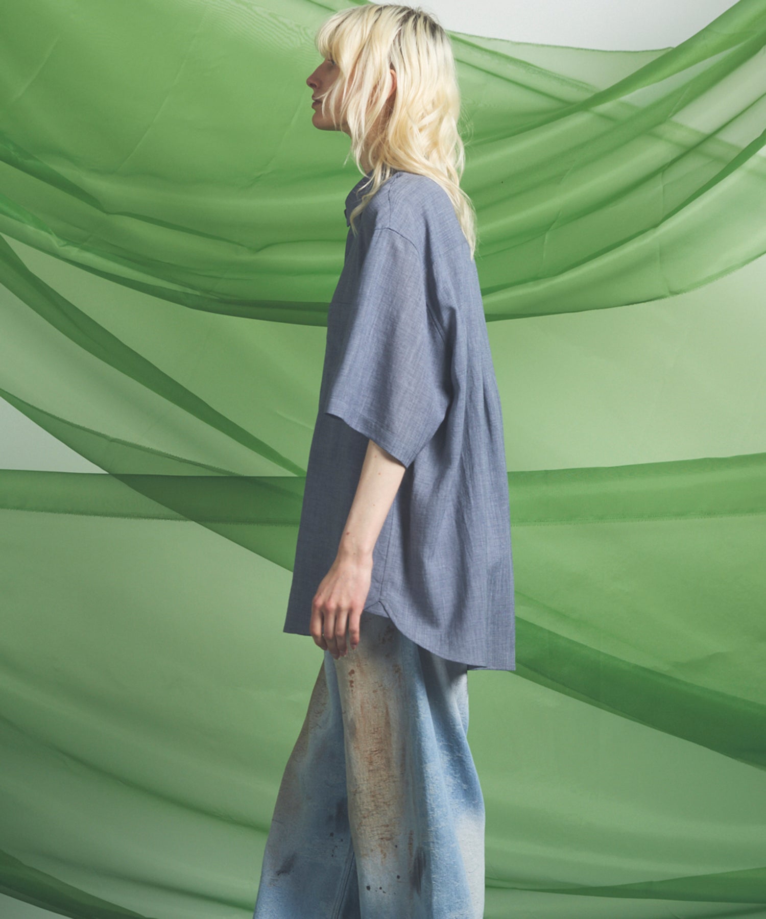 Triacetate Prime-Over Short Sleeve Shirt
