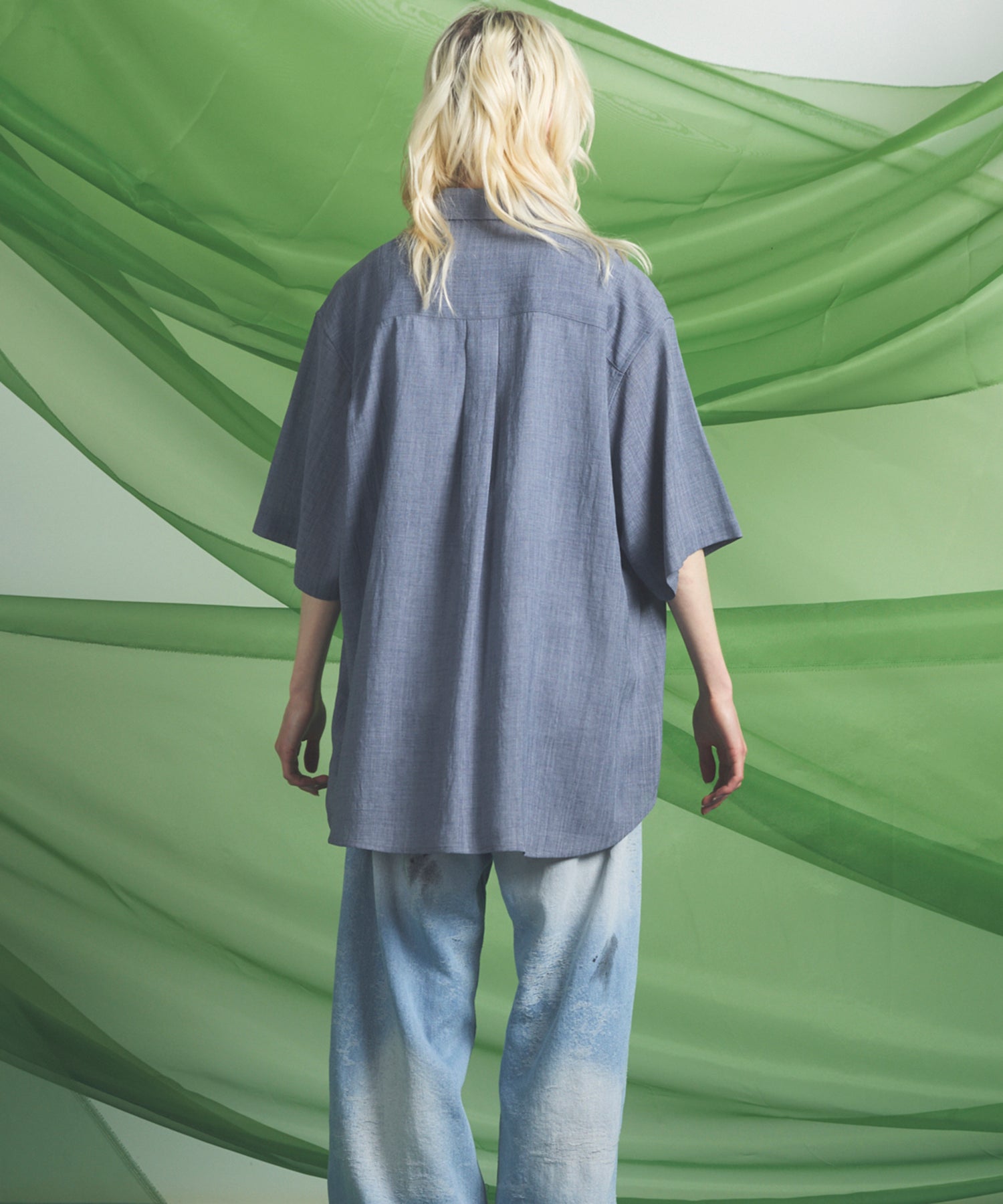 Triacetate Prime-Over Short Sleeve Shirt
