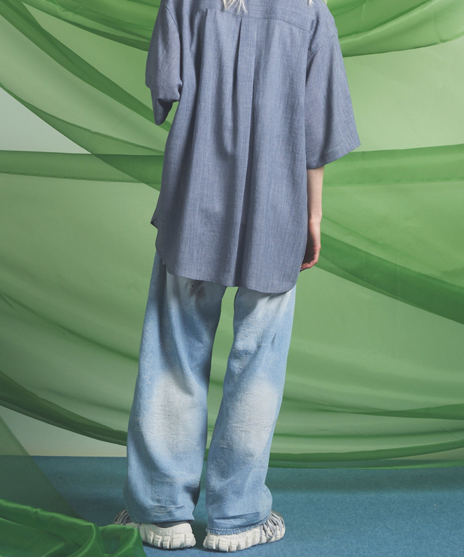 【26SS PRE-ORDER】Linen Mix Slab Side Big Pocket Prime-Wide Pants