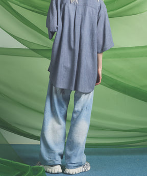 【26SS PRE-ORDER】Linen Mix Slab Side Big Pocket Prime-Wide Pants