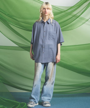 【26SS PRE-ORDER】Linen Mix Slab Side Big Pocket Prime-Wide Pants