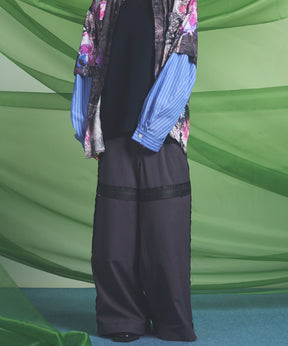 【26SS PRE-ORDER】Inside Out Prime-Wide Zip Flight Trousers