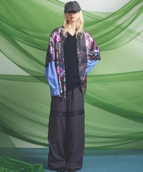 Shirt Docking Prime-Over V-neck Knit Pullover