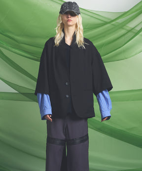【26ss PRE-ORDER】Crispy Cross Calze Regular-Over 2b Tailored Jacket