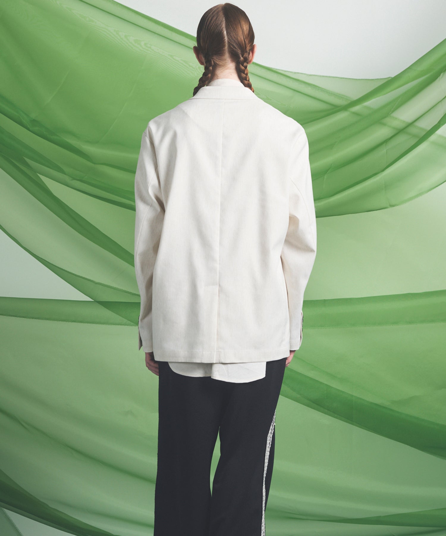 LINEN MIX Relax-Over 2B Tailored Jacket