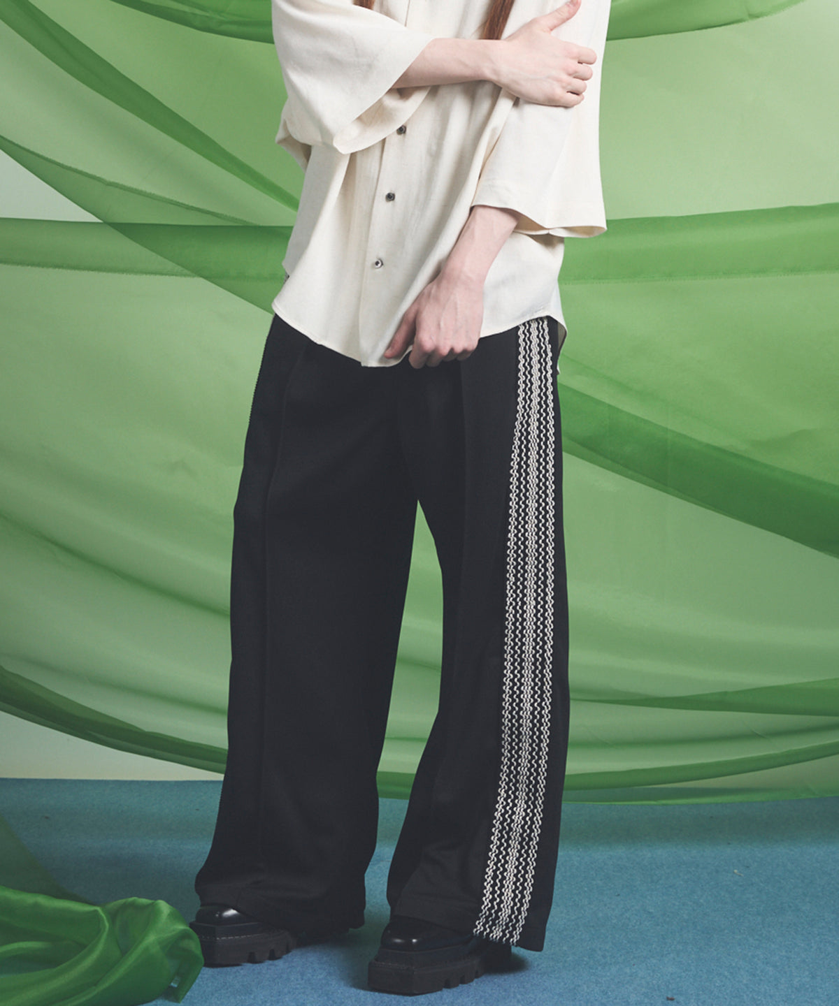 Bright Jersey Sideline One-tuck Prime-Wide Track Pants