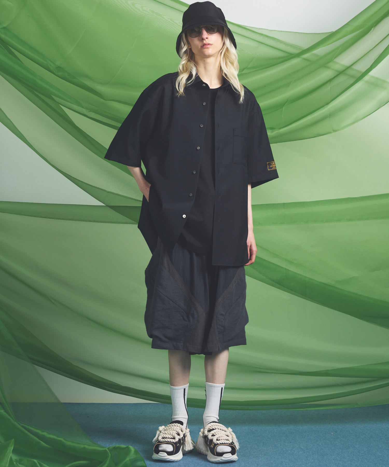 【26SS PRE-ORDER】3D Pocket Curve Switching Prime-Wide One-tuck Shorts