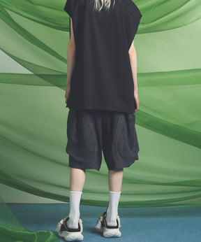 【26SS PRE-ORDER】3D Pocket Curve Switching Prime-Wide One-tuck Shorts