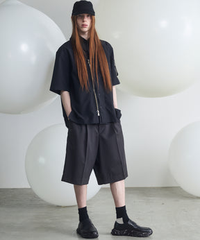 【26SS PRE-ORDER】Linen Mix Slab Side Big Pocket Prime-Wide Pants