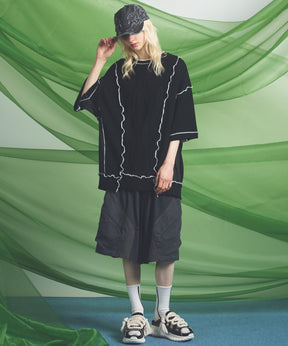 【26SS PRE-ORDER】3D Pocket Curve Switching Prime-Wide One-tuck Shorts