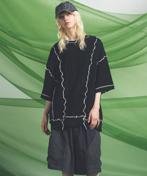 Cotton Bulky Acrylic Blend Prime-Over Gradation Dyeing Knit