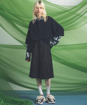 【26SS PRE-ORDER】Linen Mix Slab Side Big Pocket Prime-Wide Pants