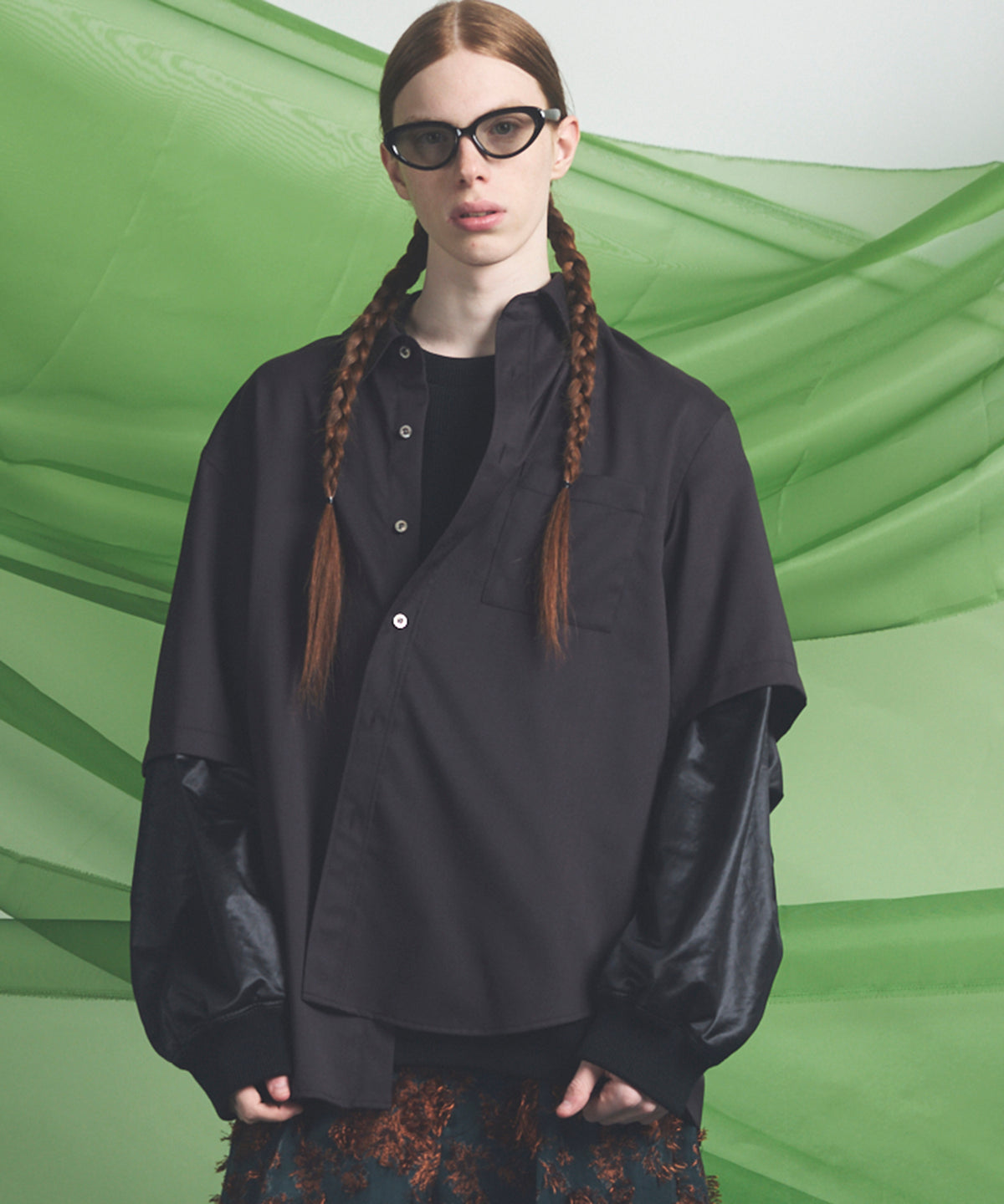 【26SS PRE-ORDER】Crispy Cross Calze Regular-Over 2B Tailored Jacket