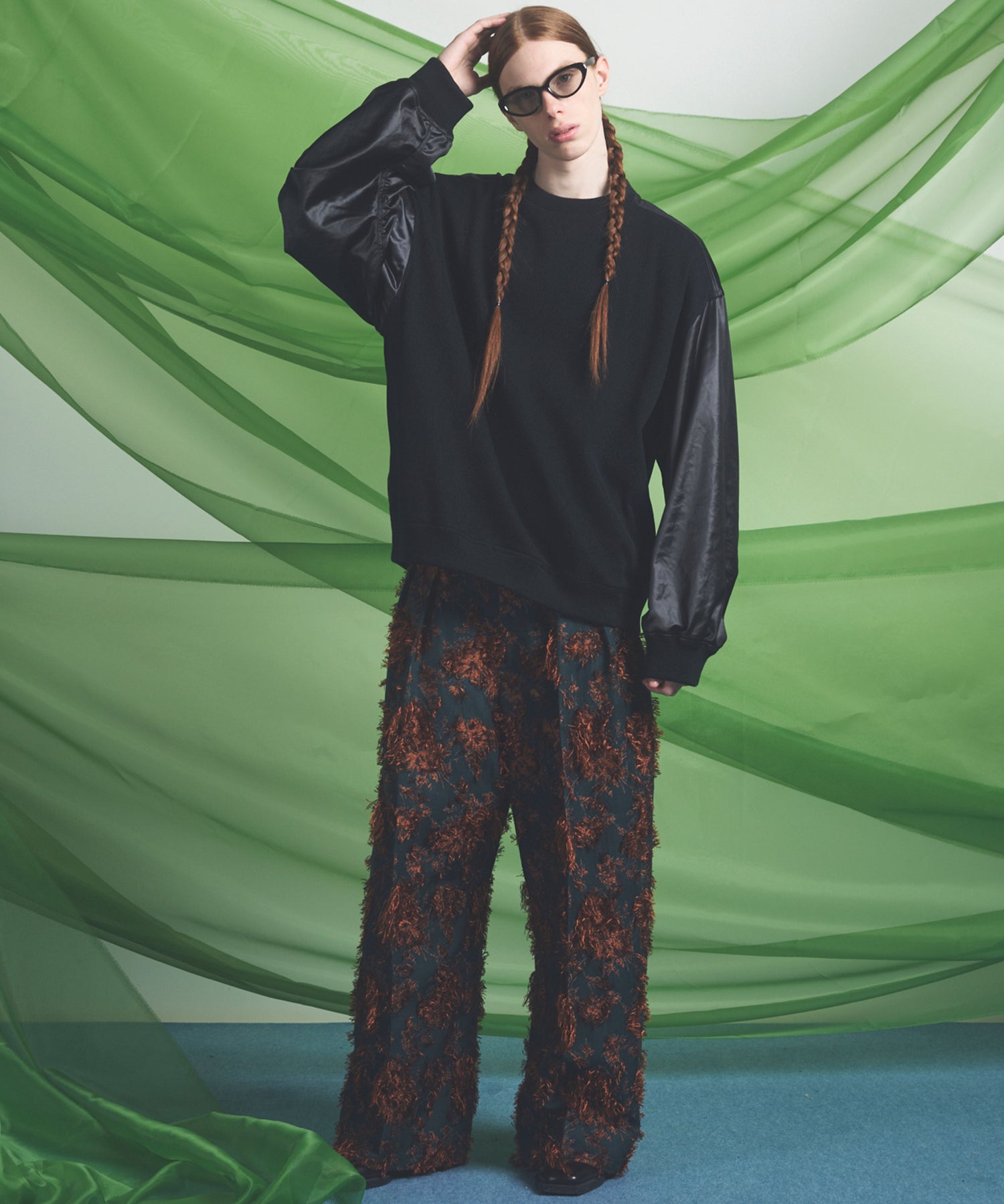 【26SS PRE-ORDER】Linen Mix Slab Side Big Pocket Prime-Wide Pants
