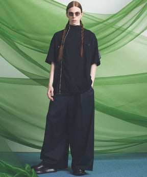 NISHIKAWA KEORI Wool Mix Gabardine Prime Wide Pants