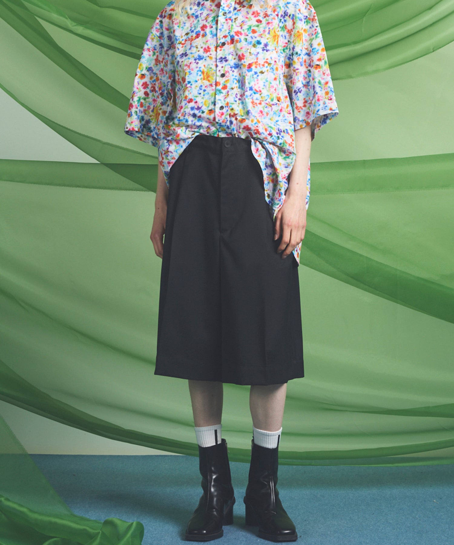【26SS PRE-ORDER】Linen Mix Slab Side Big Pocket Prime-Wide Pants