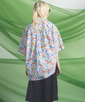[Italian Dead Stock Fabric] Prime-Over Regular Collar Short Sleeve Shirt