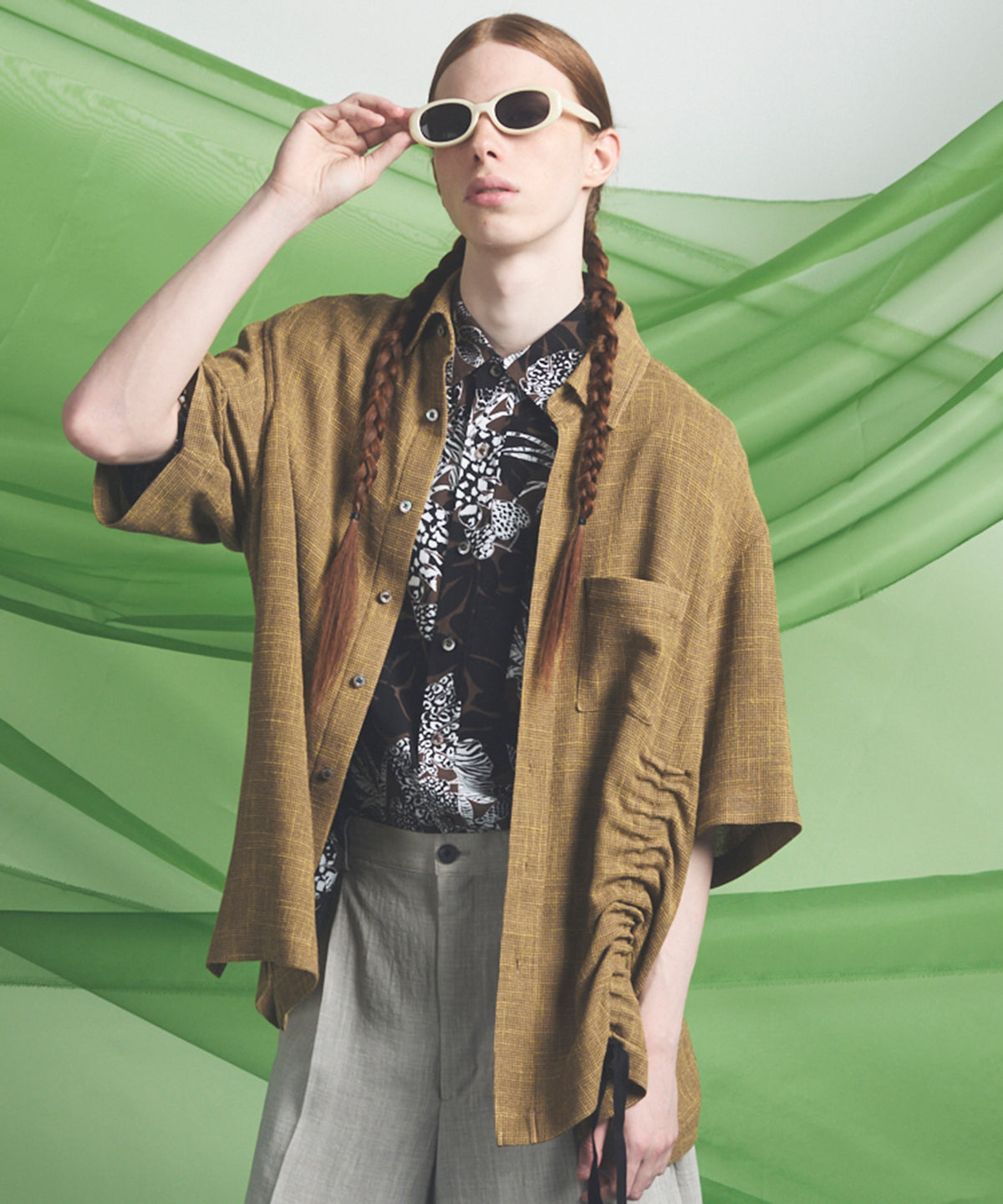 【26SS PRE-ORDER】Crispy Cross Calze Regular-Over 2B Tailored Jacket
