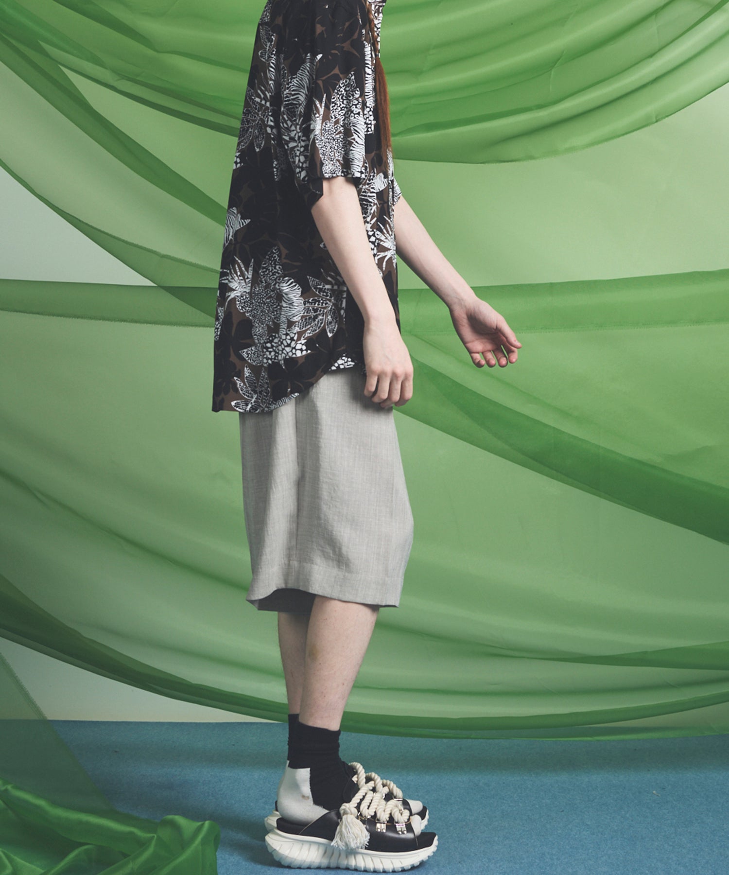 【26SS PRE-ORDER】Triacetate Prime-Wide Shorts