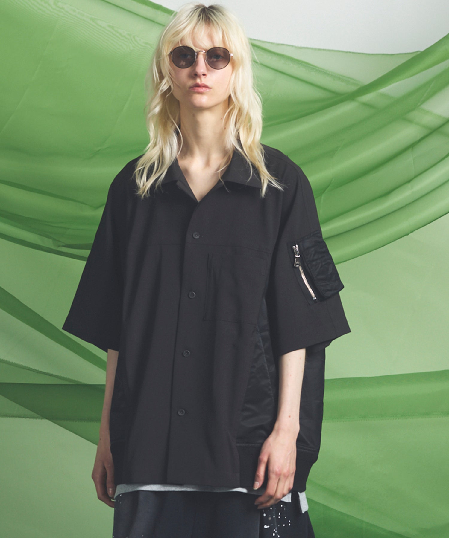 26SS PRE-ORDER】MA-1 Docking Prime-Over Short Sleeve Shirt