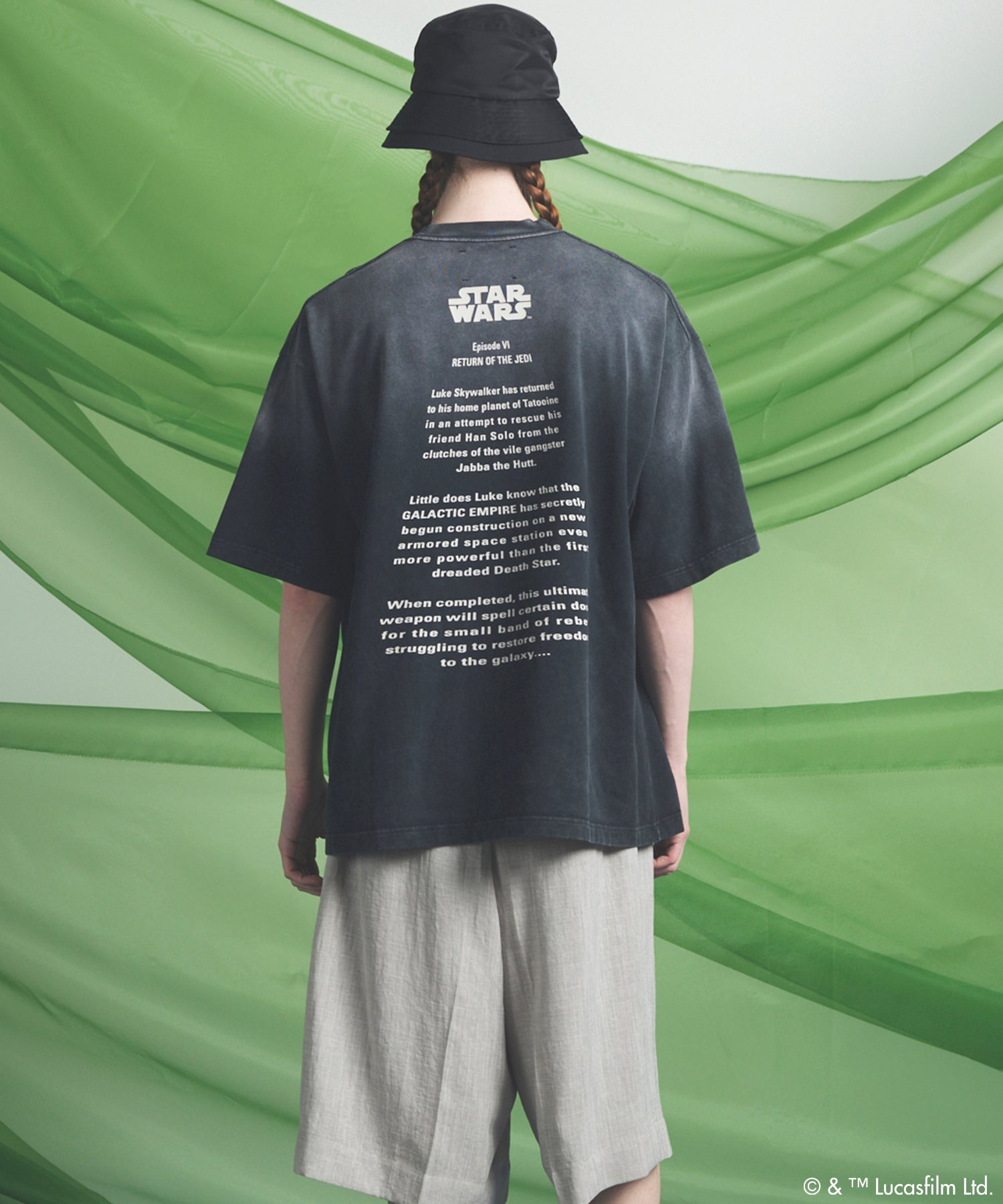 【PRE-ORDER】【MOVIE SERIES】「STAR WARS」Graphic Print Prime-Over Crew Neck T-Shirt