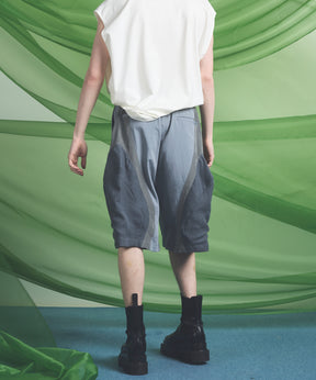 【26SS PRE-ORDER】3D Pocket Curve Switching Prime-Wide One-tuck Shorts