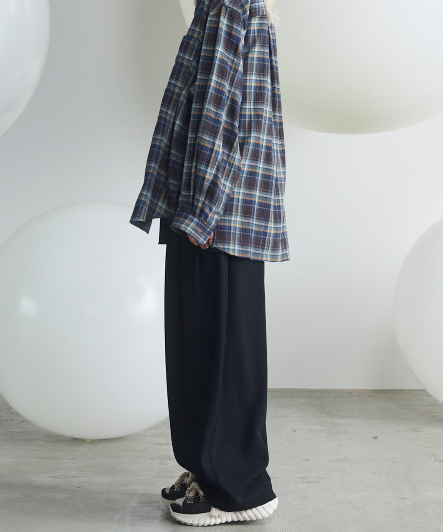 Dryamundsen Prime-Wide Three-tuck Balloon Pants