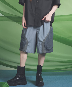 【26SS PRE-ORDER】3D Pocket Curve Switching Prime-Wide One-tuck Shorts