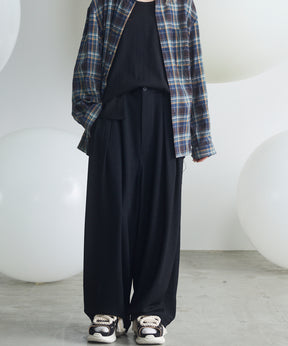 Dryamundsen Prime-Wide Three-tuck Balloon Pants