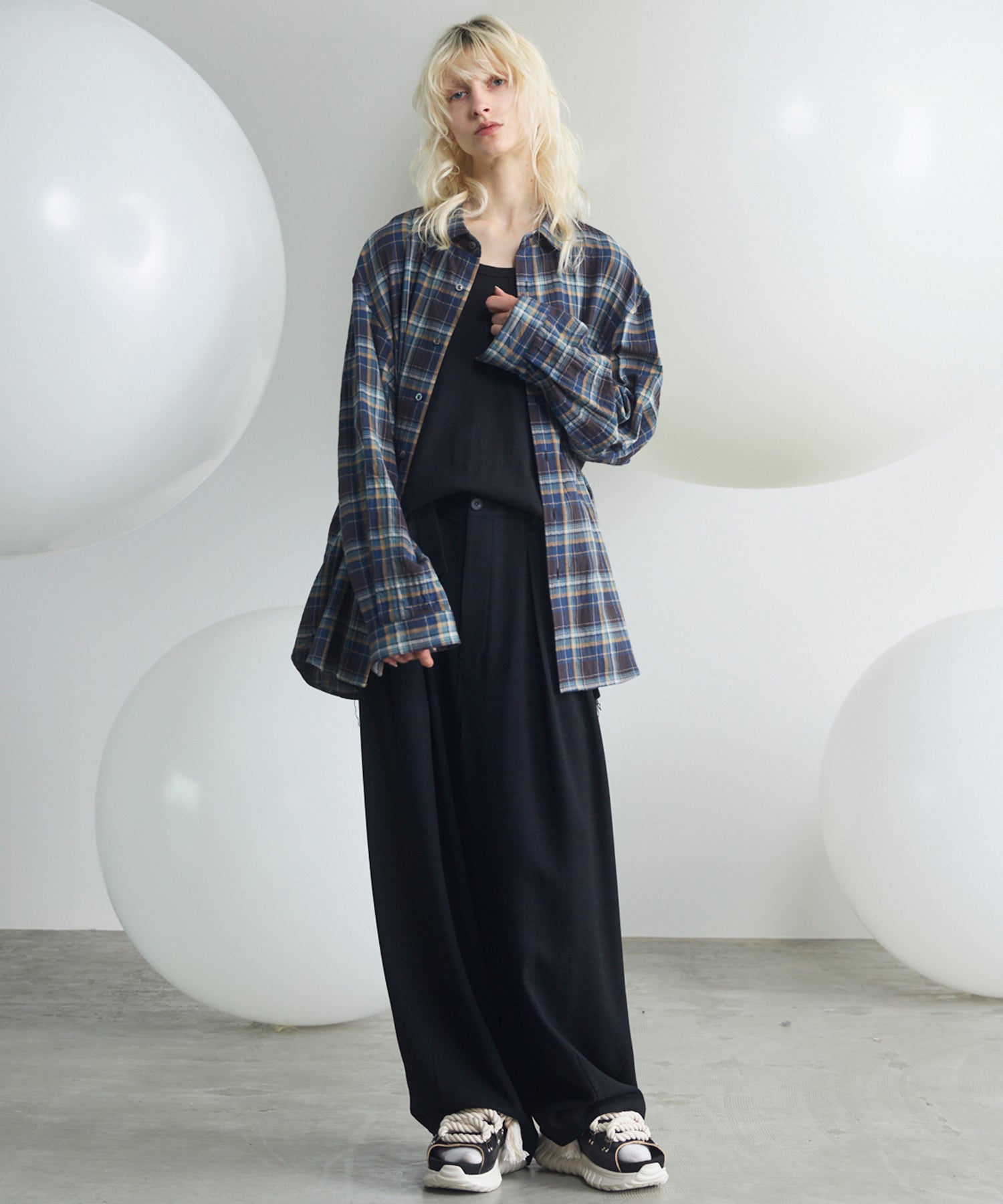 Dryamundsen Prime-Wide Three-tuck Balloon Pants