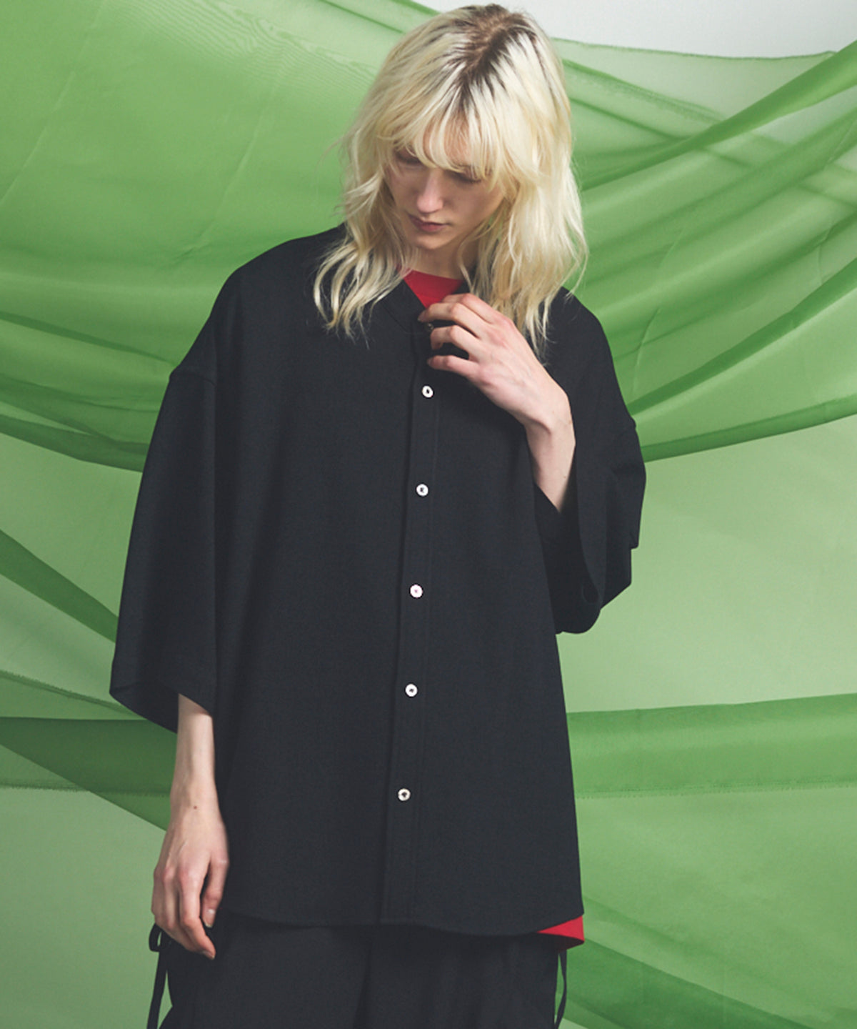 【26SS PRE-ORDER】Crispy Cross Calze Regular-Over 2B Tailored Jacket