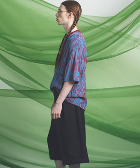 Cotton Bulky Acrylic Blend Prime-Over Gradation Dyeing Knit