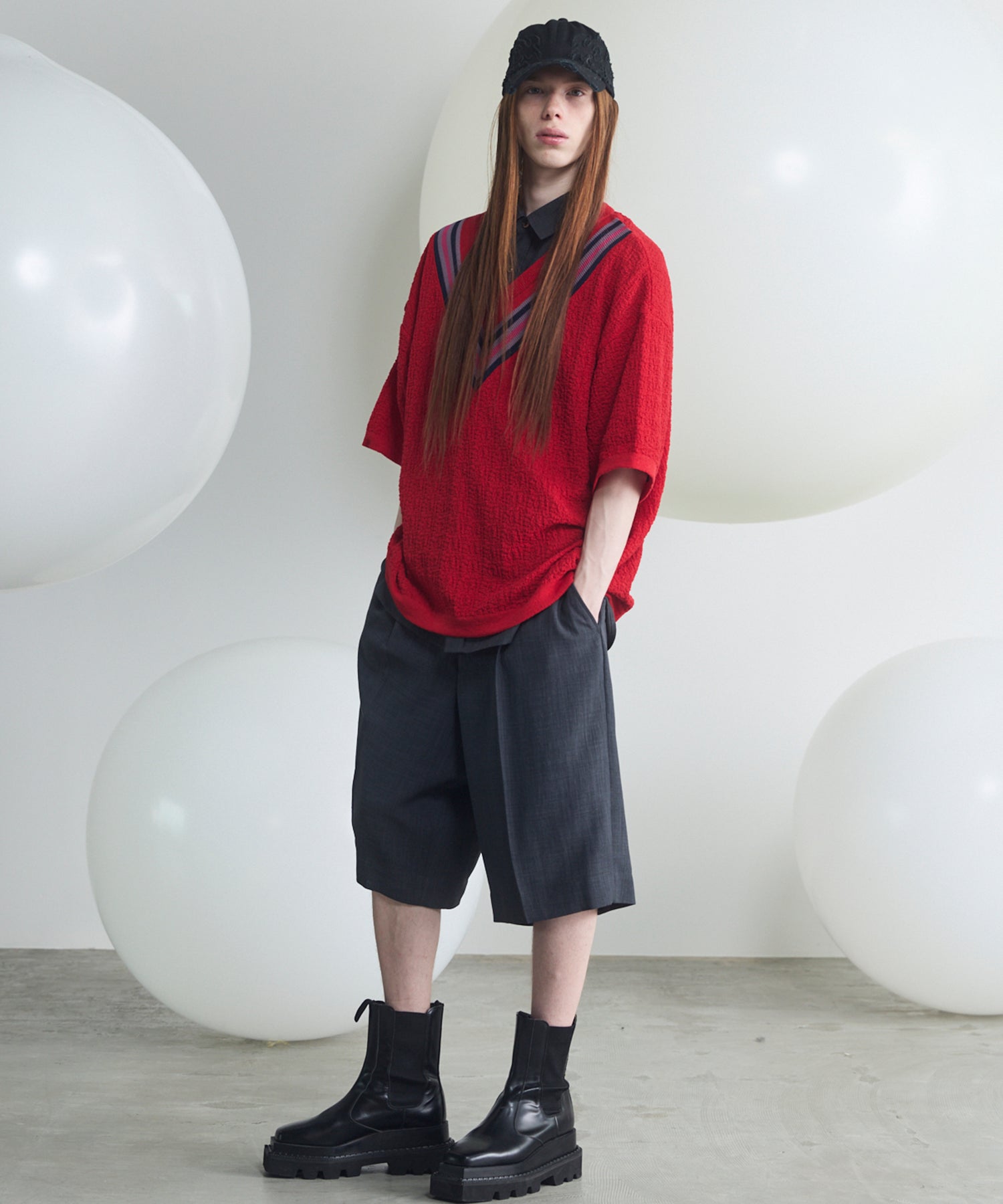 【26SS PRE-ORDER】Triacetate Prime-Wide Shorts