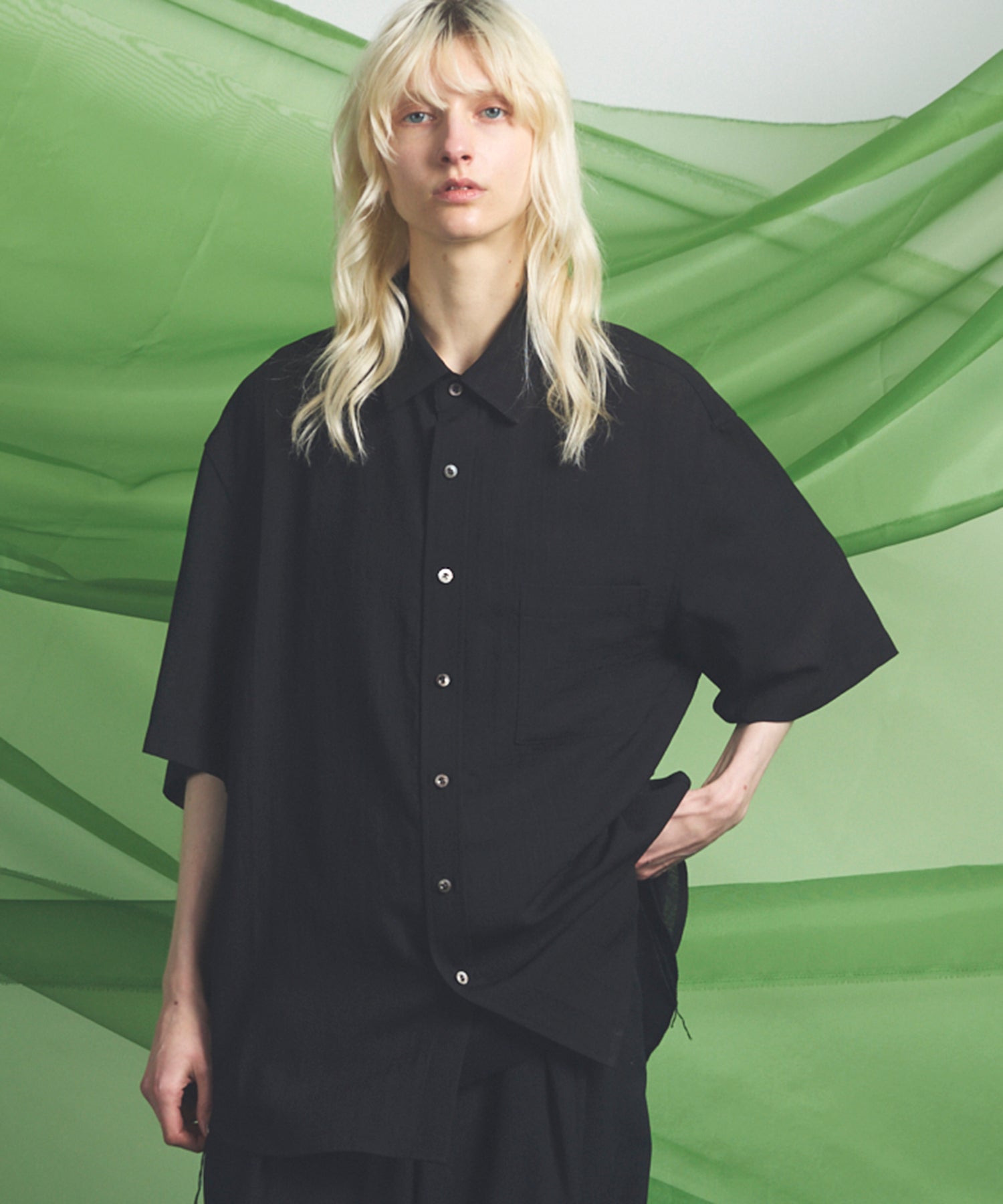 26SS PRE-ORDER】Triacetate Prime-Over Short Sleeve Shirt