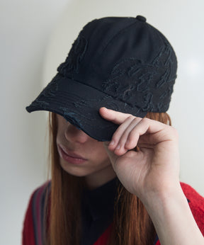 Motif Damaged Tribal Pattern 6P Cap
