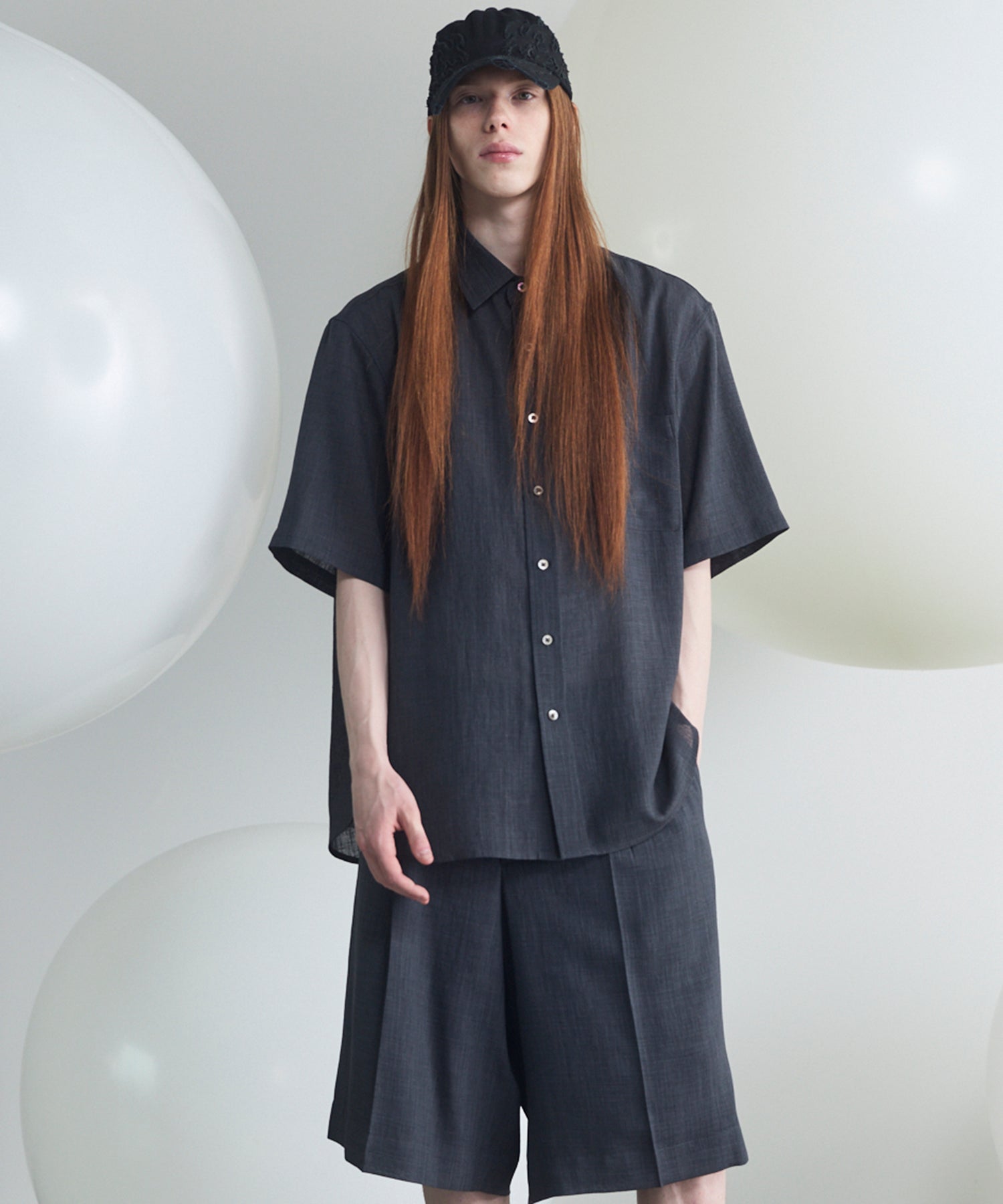 Triacetate Prime-Over Short Sleeve Shirt