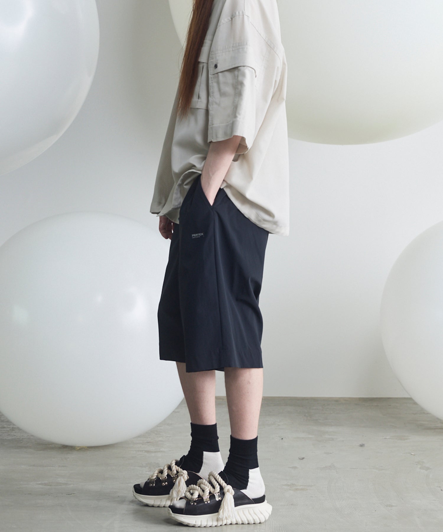 [26SS 预购] 亚麻混合厚边大口袋 Prime 宽裤